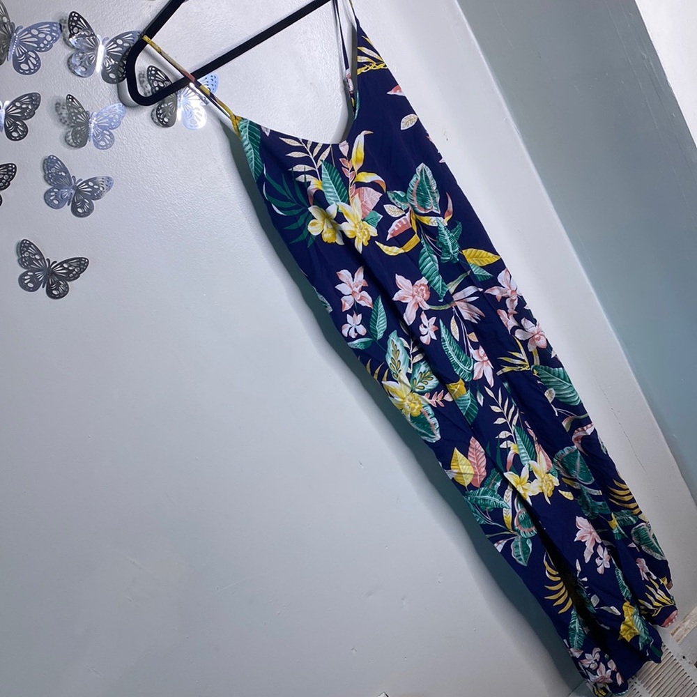 Plus Floral Midi Summer Dress